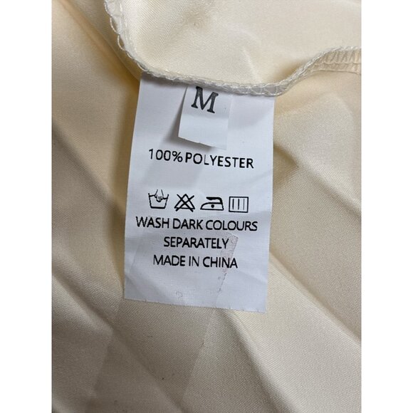 Bridgerton inspired Cream Pleated Short Sleeve Midi Dress - Picture 5 of 10